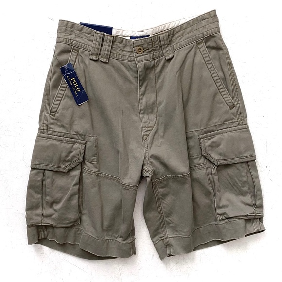 Polo Ralph Lauren Cargo Shorts Nwt Gellar Fatigue 10" Inseam Mountain Green 31 - Picture 1 of 3
